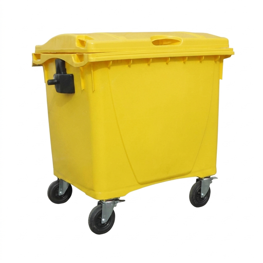 [TE24200100G] CONTENEDOR TAPA PLANA 1000 l AMARILLO