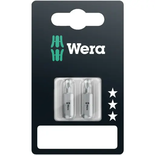 [WE05073314001] BLISTER 2 PUNTAS 1/4 TORX 20 x 25 WERA