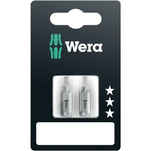 [WE05073074001] BLISTER 2 PUNTAS ROBERTSON 1 x 25 WERA