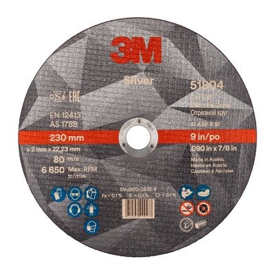 [3M7100141068] DISCO CORTE SILVER T41, 230mm x 2 mm