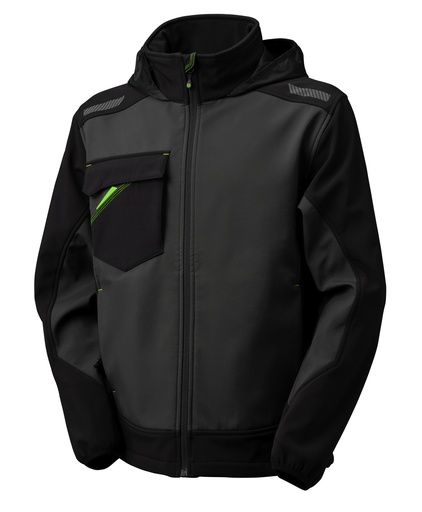 [MA455143GNEXL] CHAQUETA SOFTSHELL NICE STRETCH NEGRA XL